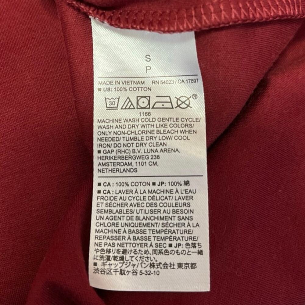 NEW Banana Republic Women's Maroon Red Sleeveless Shirt Vest Tank Top Size S - Picture 4 of 4